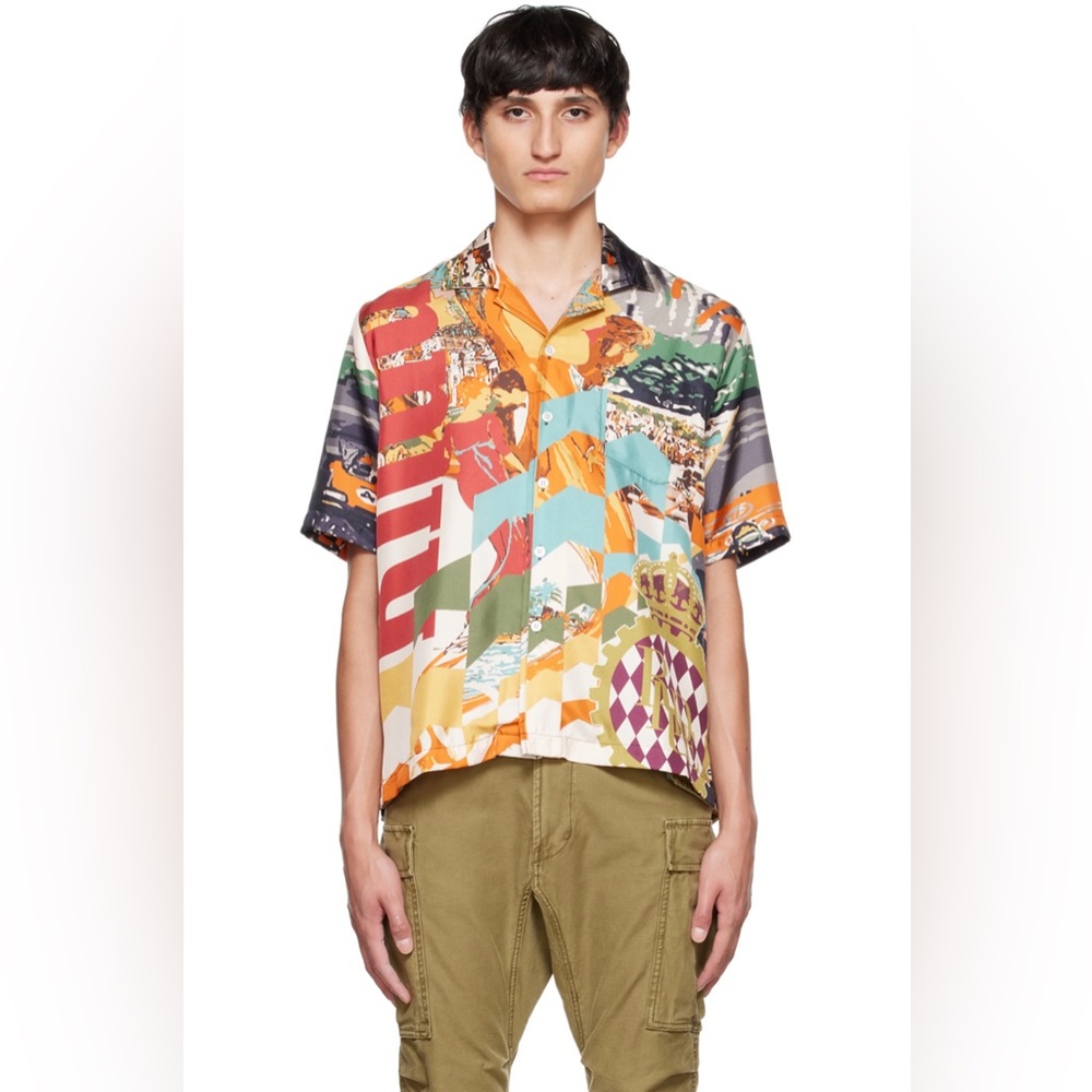 RHUDE Multicolor Racing Silk Shirt